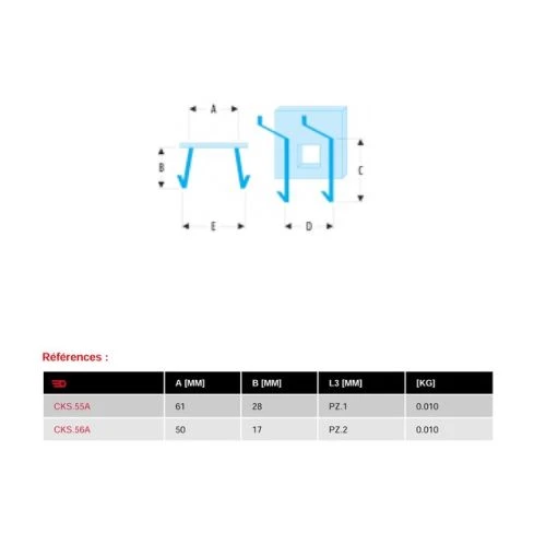 Crochet individuel Facom pour pinces - CKS.A – Image 2