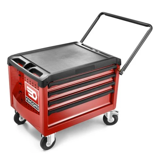 Coffre roulant 4 tiroirs - 3 modules par tiroirs Facom - ROLL.CR4M3PF