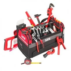 Caisse textile 39 L de 96 outils de composition plombier Sam Outillage CP-PL1Z