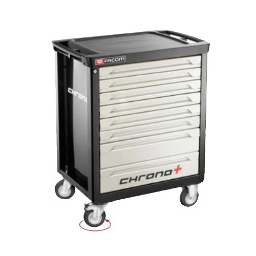 Servante CHRONO+ 6 tiroirs 3 modules par tiroir Facom - CHRONO.6M3PB