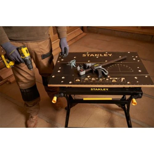 Établi-étau pliable 2 en 1 Stanley serrage vertical - STST83800-1 – Image 2