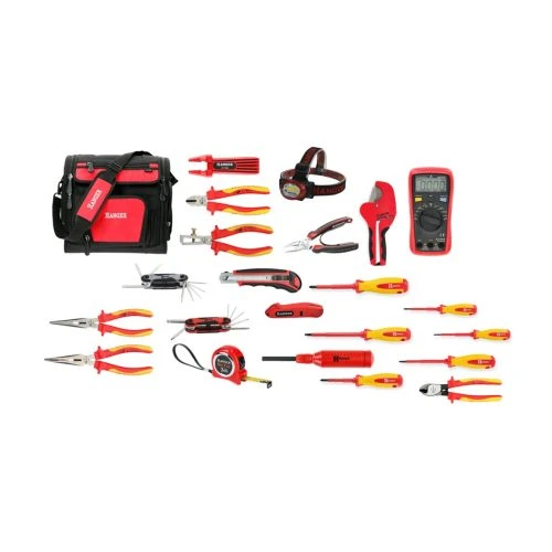 Composition contrôle d'accès sac + 17 outils