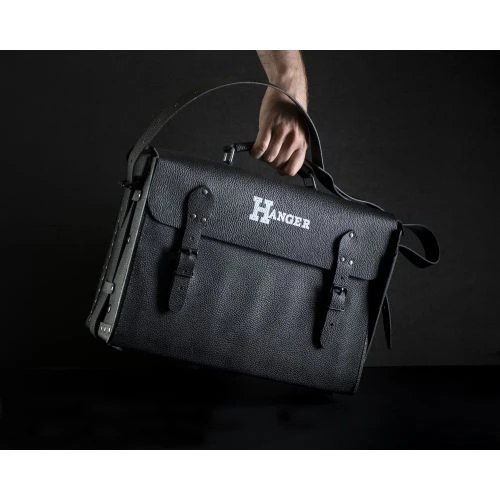 Valise à courroie en cuir – Image 2